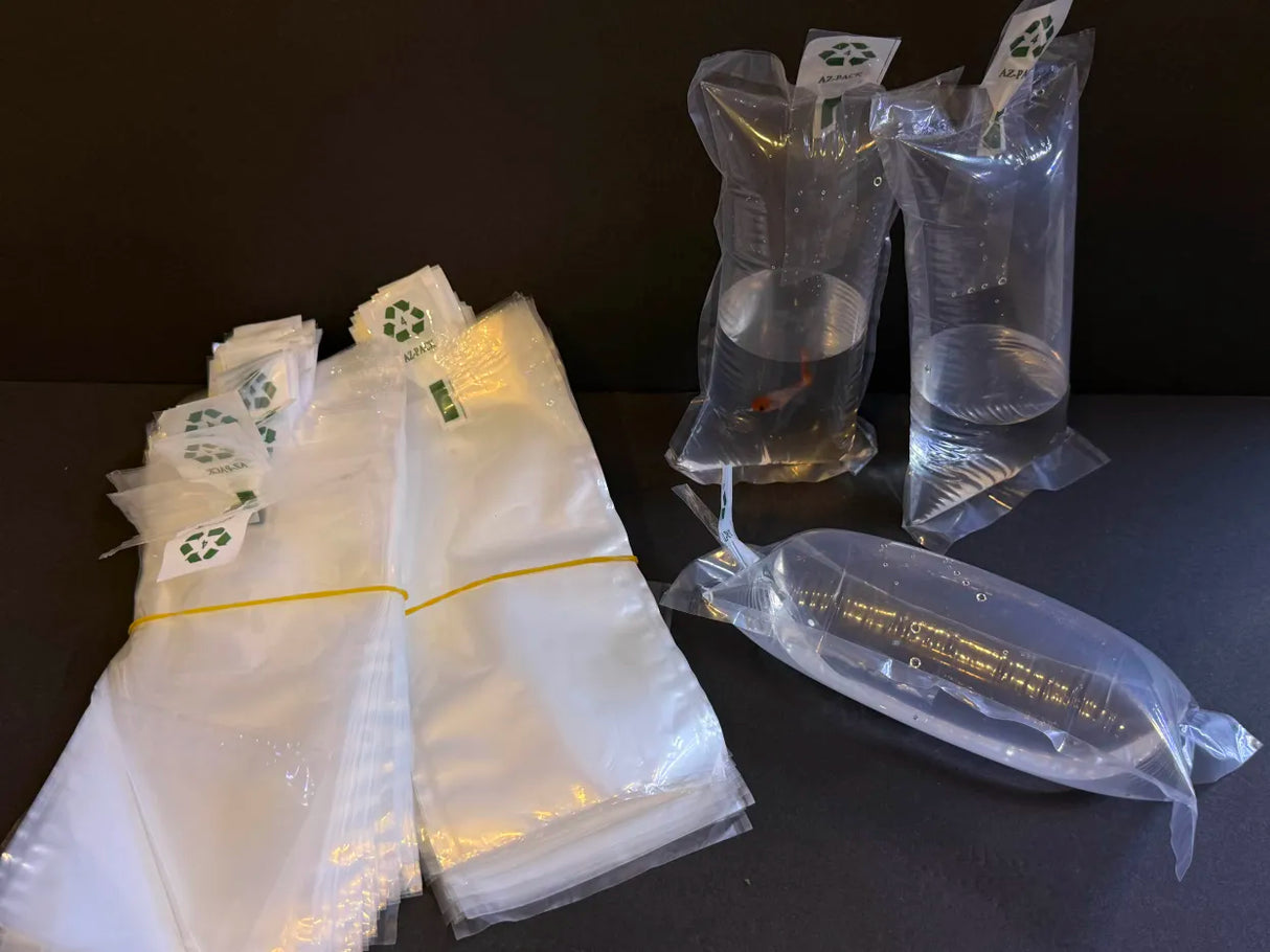 guppy fish shipping bag professional heat sealed